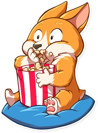 🍿 Стикер «Bun Joe» для Telegram