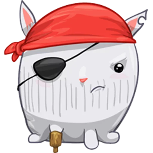 🏴‍☠️ Стикер «bun» для Telegram