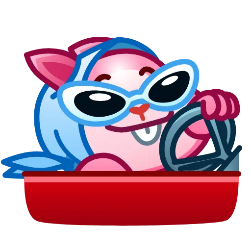 🚘 Стикер «Bunny Emoji» для Telegram