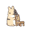 Стикер 30 Bunny