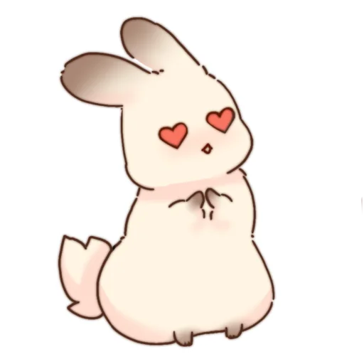🥰 Стикер «Кролик Makkio» для Telegram