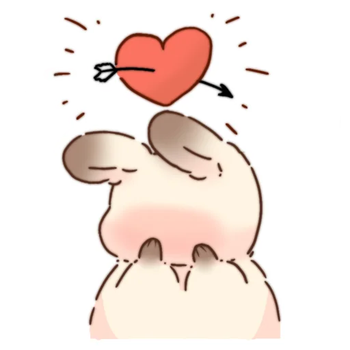 😘 Стикер «Кролик Makkio» для Telegram