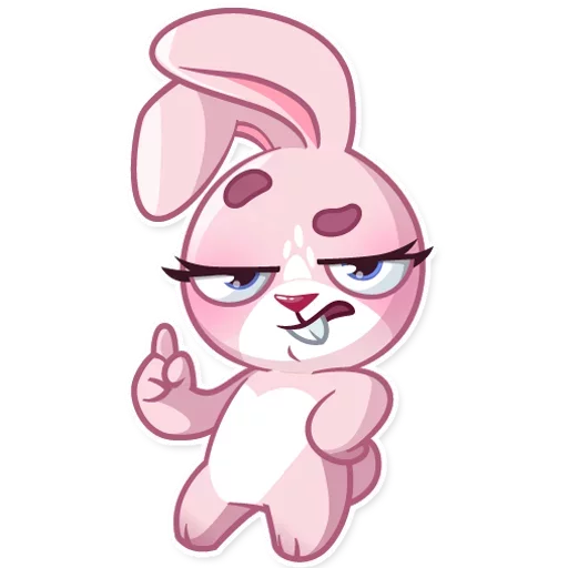 👸 Стикер «Bunny Rosy» для Telegram