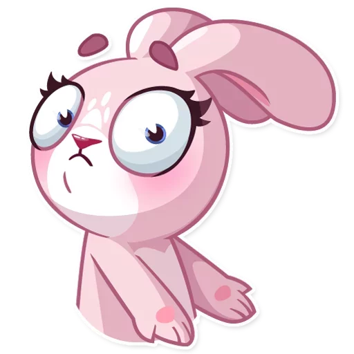😐 Стикер «Bunny Rosy» для Telegram