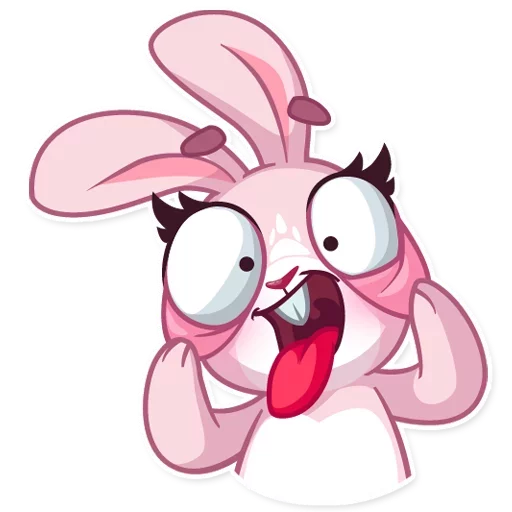 😱 Стикер «Bunny Rosy» для Telegram