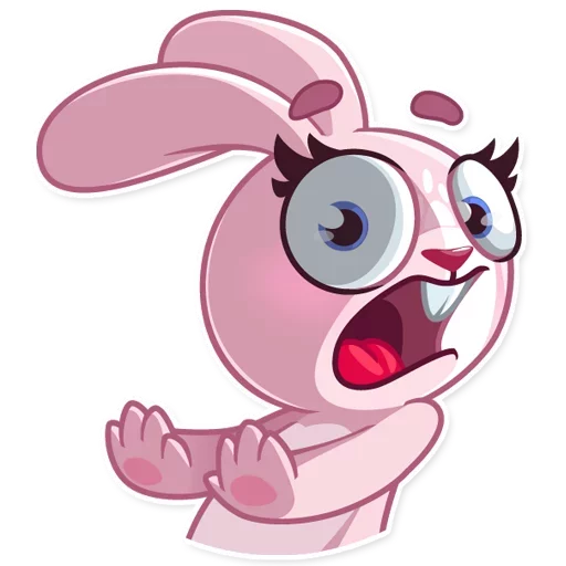 😧 Стикер «Bunny Rosy» для Telegram