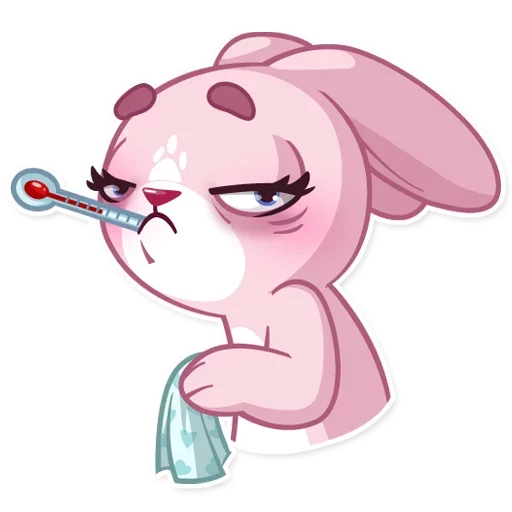 💊 Стикер «Bunny Rosy» для Telegram