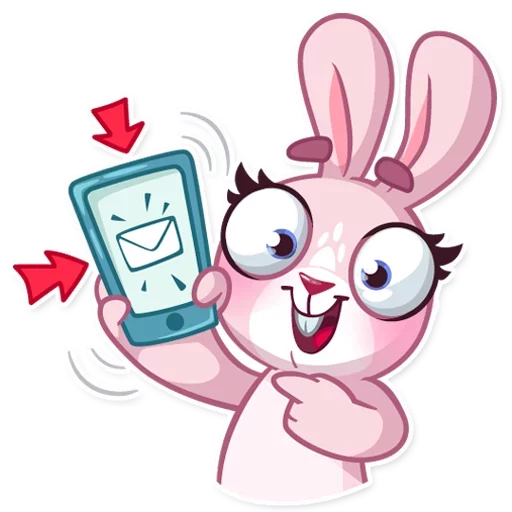 📱 Стикер «Bunny Rosy» для Telegram