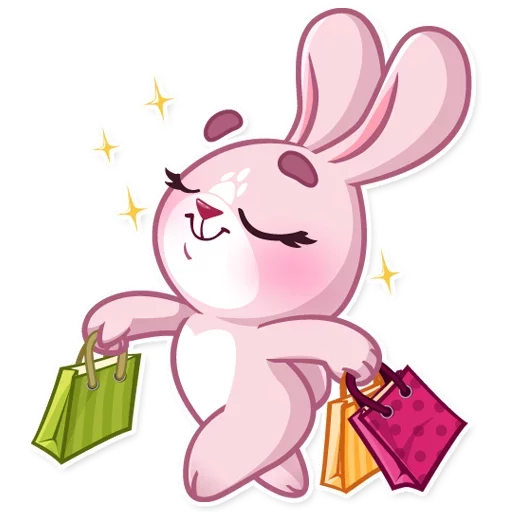 😊 Стикер «Bunny Rosy» для Telegram