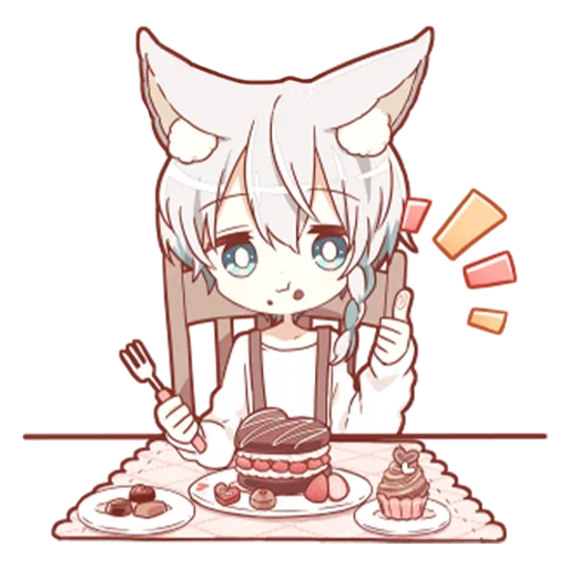 🎂 Стикер «Зайчик кун» для Telegram