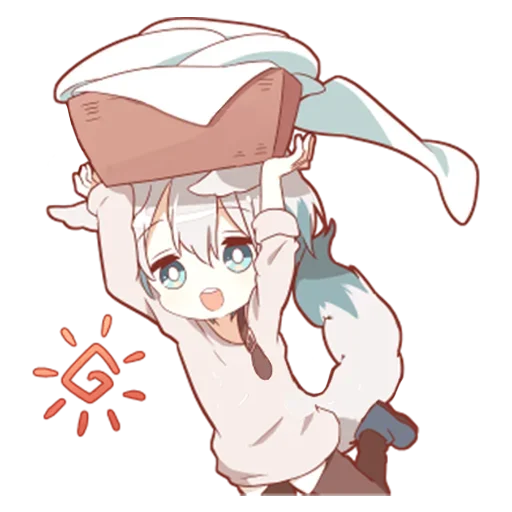 🧺 Стикер «Зайчик кун» для Telegram