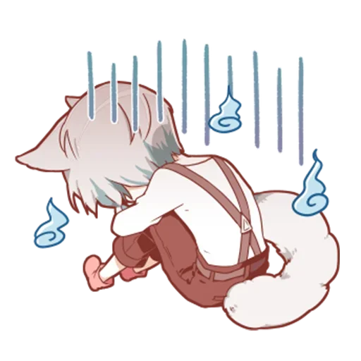 😥 Стикер «Зайчик кун» для Telegram