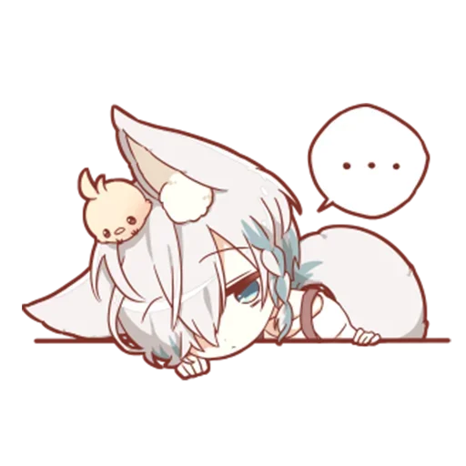 😪 Стикер «Зайчик кун» для Telegram