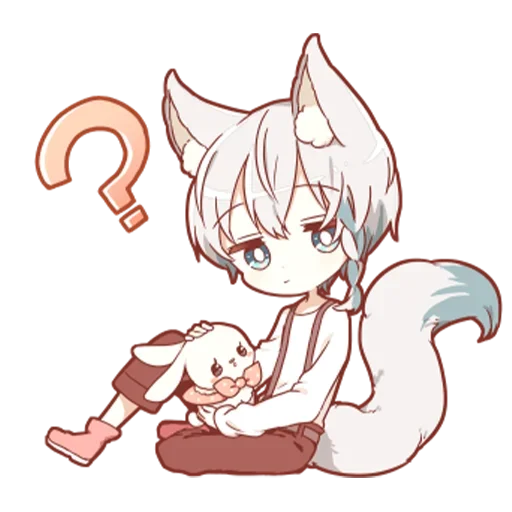 ❓ Стикер «Зайчик кун» для Telegram