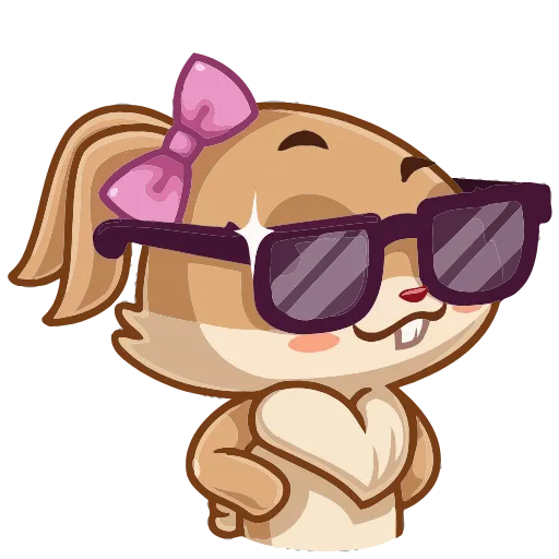 😎 Эмодзи «Банни» для Telegram