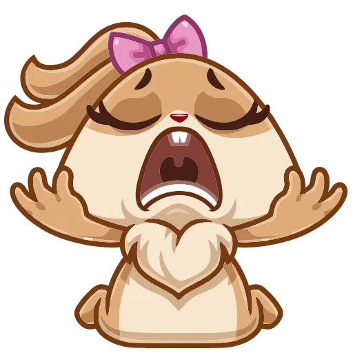 😫 Эмодзи «Банни» для Telegram