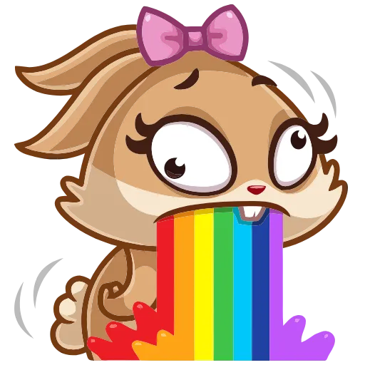 🌈 Эмодзи «Банни» для Telegram