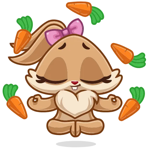 🥕 Эмодзи «Банни» для Telegram