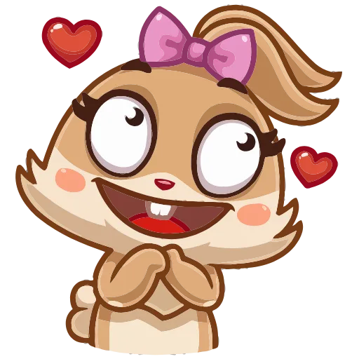 😍 Эмодзи «Банни» для Telegram