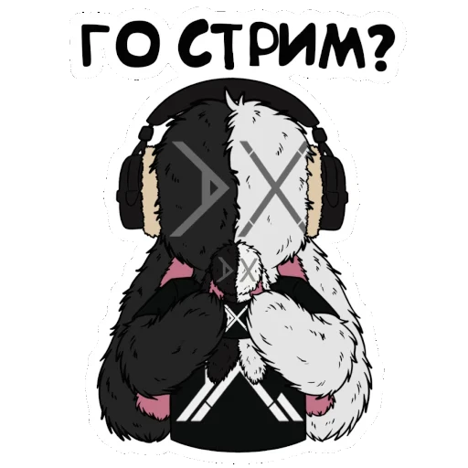📹 Стикер «Зайка Asper X Bunny Asper X» для Telegram
