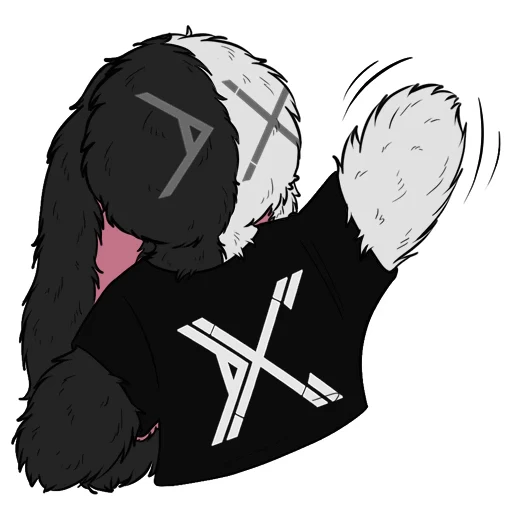 Стикерпак Зайка Asper X Bunny Asper X для Telegram