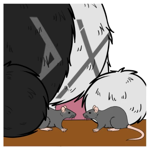 🐀 Стикер «Зайка Asper X Bunny Asper X» для Telegram