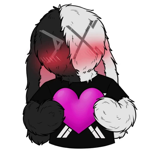 💜 Стикер «Зайка Asper X Bunny Asper X» для Telegram