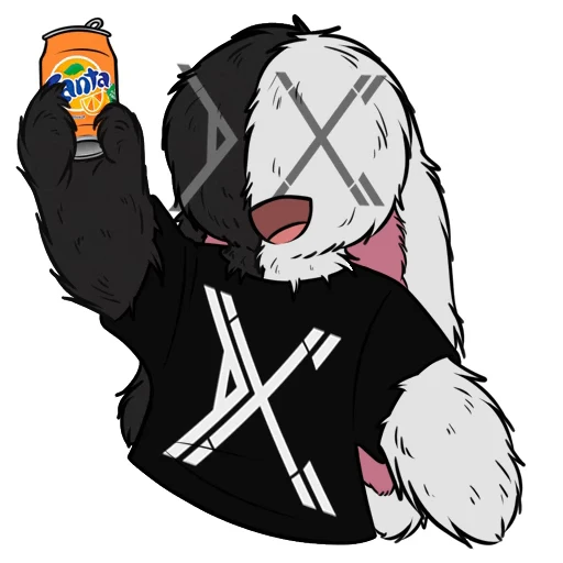 🍺 Стикер «Зайка Asper X Bunny Asper X» для Telegram