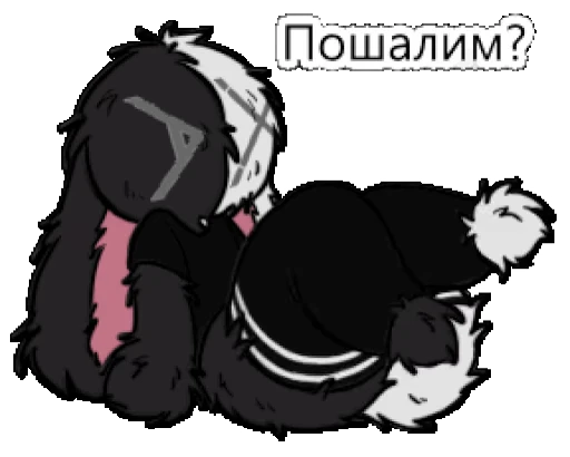 🫦 Стикер «Зайка Asper X Bunny Asper X» для Telegram