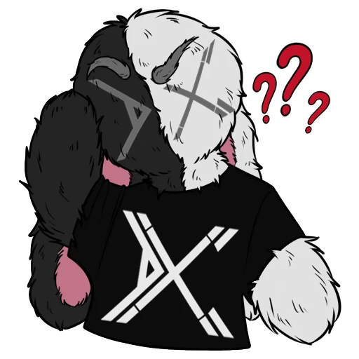❓ Стикер «Зайка Asper X Bunny Asper X» для Telegram