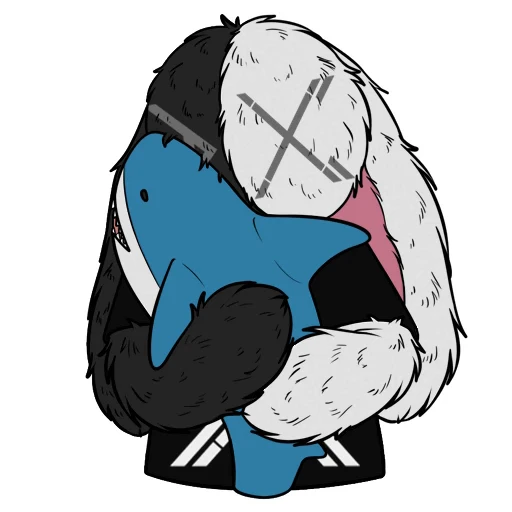 🦈 Стикер «Зайка Asper X Bunny Asper X» для Telegram
