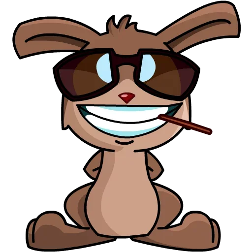 😎 Стикер «BunnyBoss» для Telegram