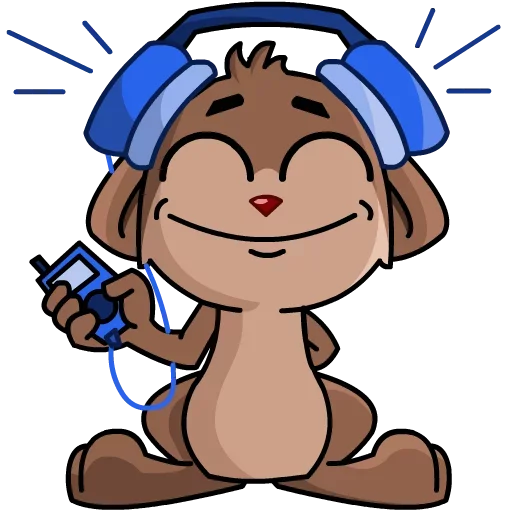 🎧 Стикер «BunnyBoss» для Telegram