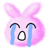😭 Эмодзи «bunnycoloremoji» для Telegram