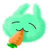 🥕 Эмодзи «bunnycoloremoji» для Telegram