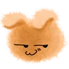 😏 Эмодзи «bunnycoloremoji» для Telegram