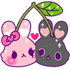 🍒 Эмодзи «Bunny Cute Pif» для Telegram