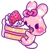 🍰 Эмодзи «Bunny Cute Pif» для Telegram