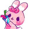 🎉 Эмодзи «Bunny Cute Pif» для Telegram