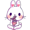 🍜 Эмодзи «Bunny Cute Pif» для Telegram