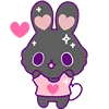 😍 Эмодзи «Bunny Cute Pif» для Telegram