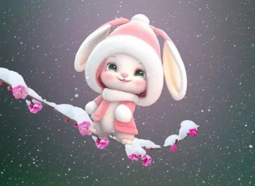 🐰 Стикер «Bunny cute» для Telegram