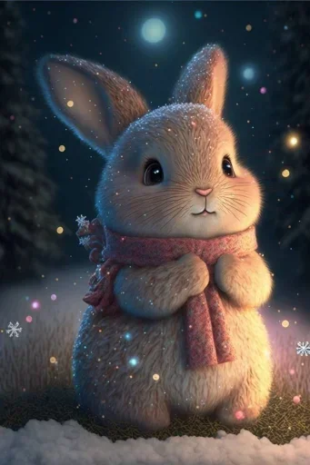 🐰 Стикер «Bunny cute» для Telegram