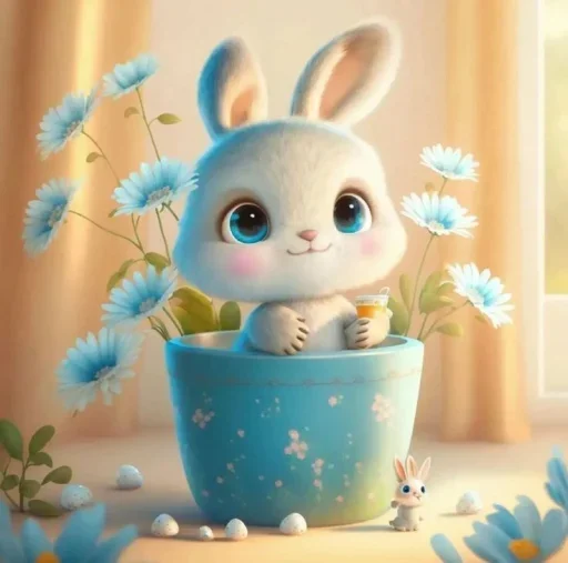 🐰 Стикер «Bunny cute» для Telegram