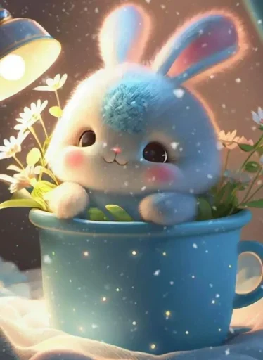 🐰 Стикер «Bunny cute» для Telegram