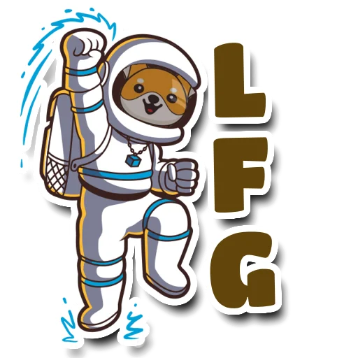 👨‍🚀 Стикер «BunnyDoge» для Telegram