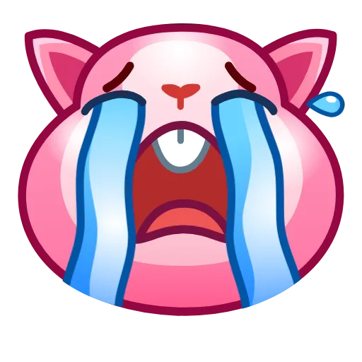 😭 Стикер «Pink Bunny» для Telegram