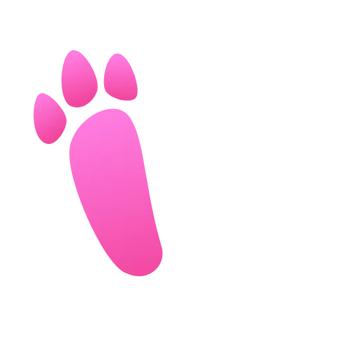 🦶 Стикер «Pink Bunny» для Telegram