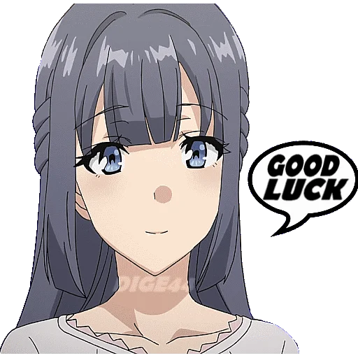😇 Стикер «BUNNY GIRL SENPAI» для Telegram