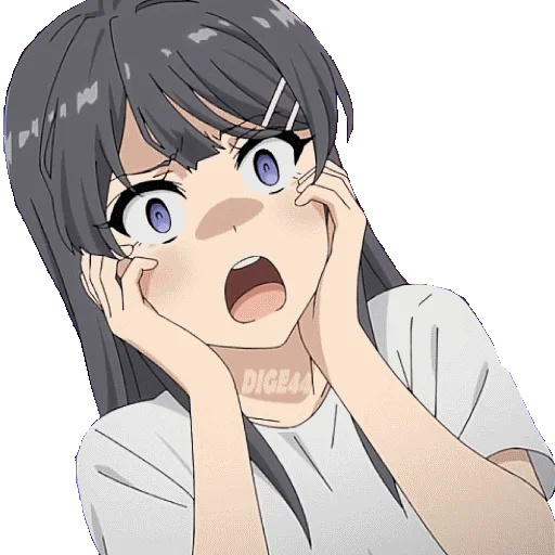 😱 Стикер «BUNNY GIRL SENPAI» для Telegram